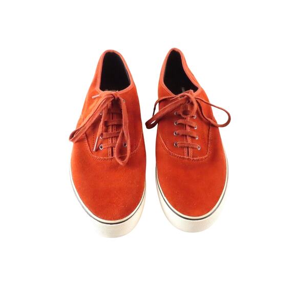 Fred Perry Clarence Sneakers Shoes Mens sz 12 Rust Colorful Preppy Classic - Picture 1 of 9
